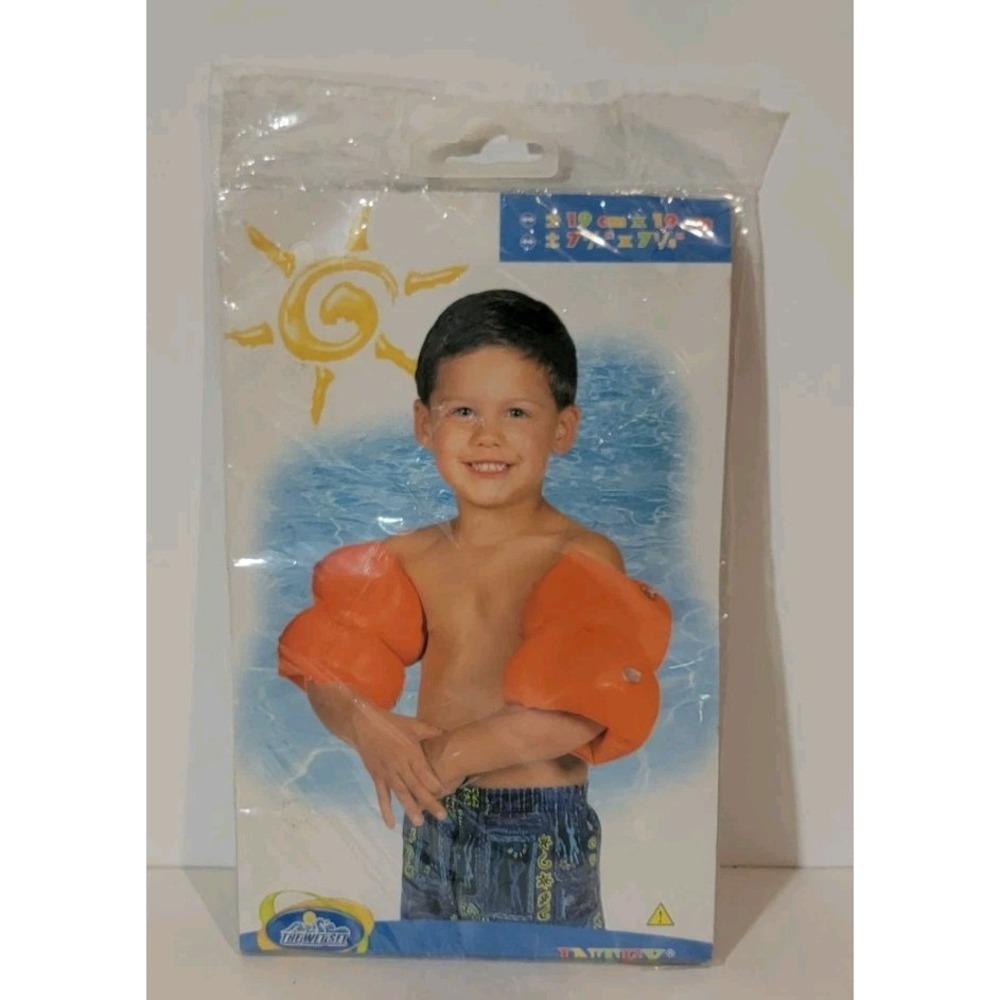 Vintage Kids Swim Arm Bands 1994 Intex The‎ Wet Set 7 1/2" 1990's #59640 NOS